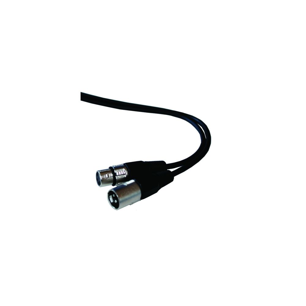 Ibiza Sound - Câble XLR mâle/femelle longueur 1,5 mètre CM1-5XXF - Accessoires enceintes