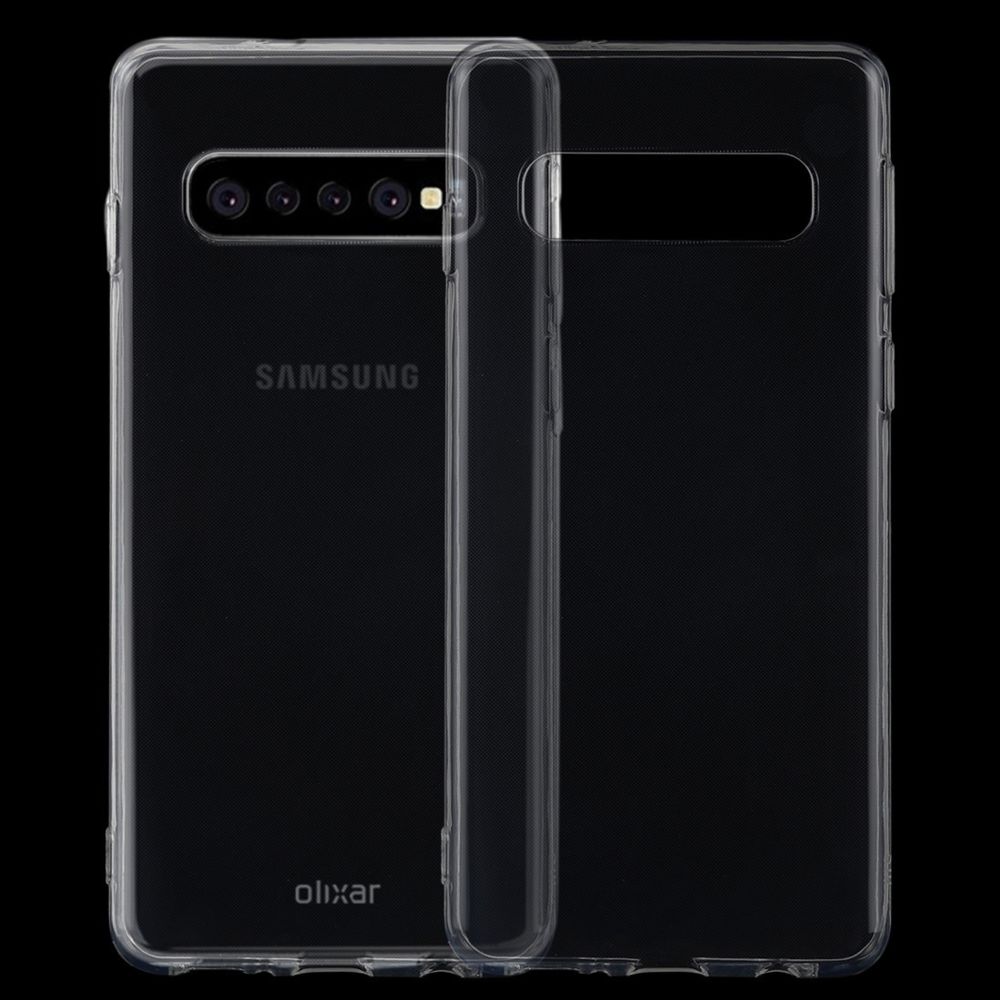 Wewoo - Coque Souple Étui de protection ultra-mince de TPU transparent de 0,75 mm pour Samsung Galaxy S10 - Coque, étui smartphone