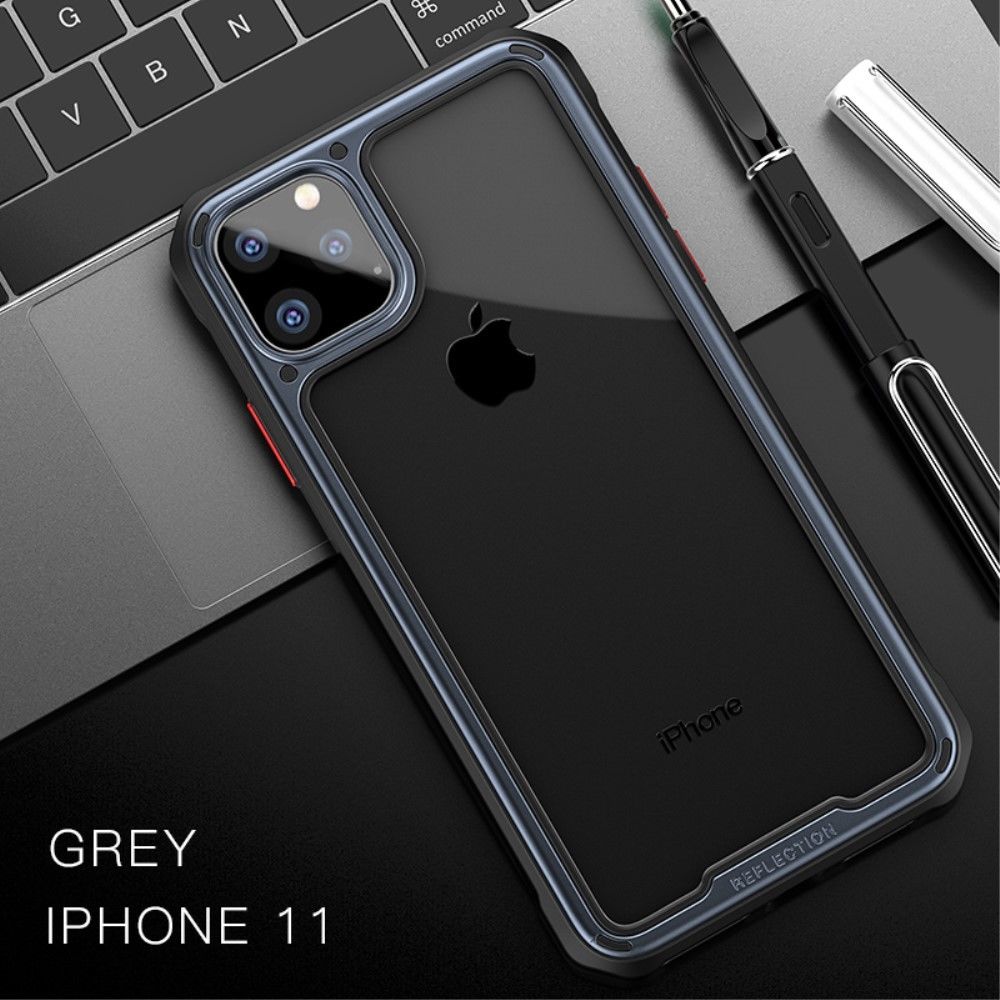 Ipaky - Coque en TPU gris pour votre Apple iPhone 11 Pro Max 6.5 pouces - Coque, étui smartphone