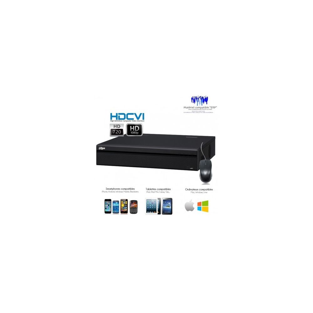Dahua - Enregistreur 32 canaux HDCVI Full 1080P - Caméra de surveillance connectée