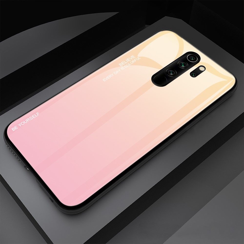 marque generique - Coque en TPU dégradé de couleur or/rose pour votre Xiaomi Redmi Note 8 Pro - Coque, étui smartphone