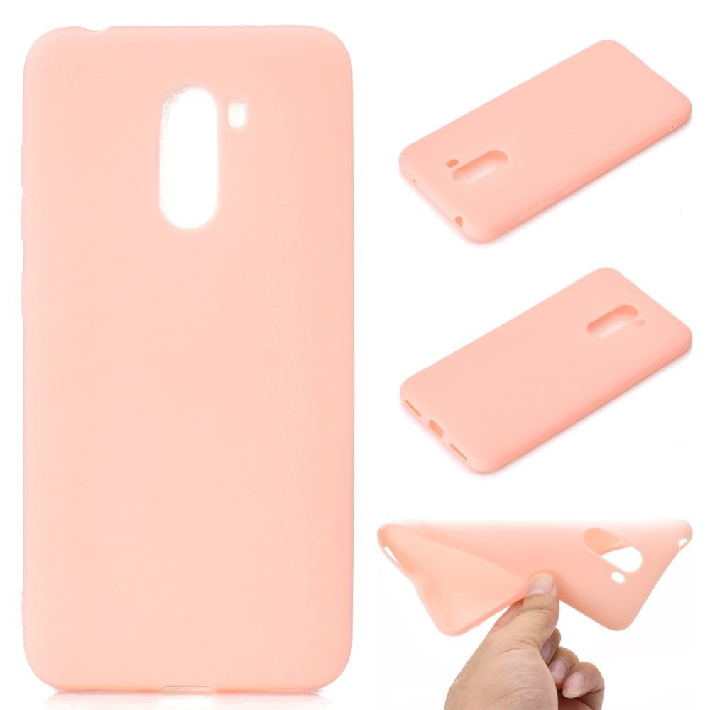 marque generique - Coque en TPU givré souple rose pour votre Xiaomi Pocophone F1 - Autres accessoires smartphone