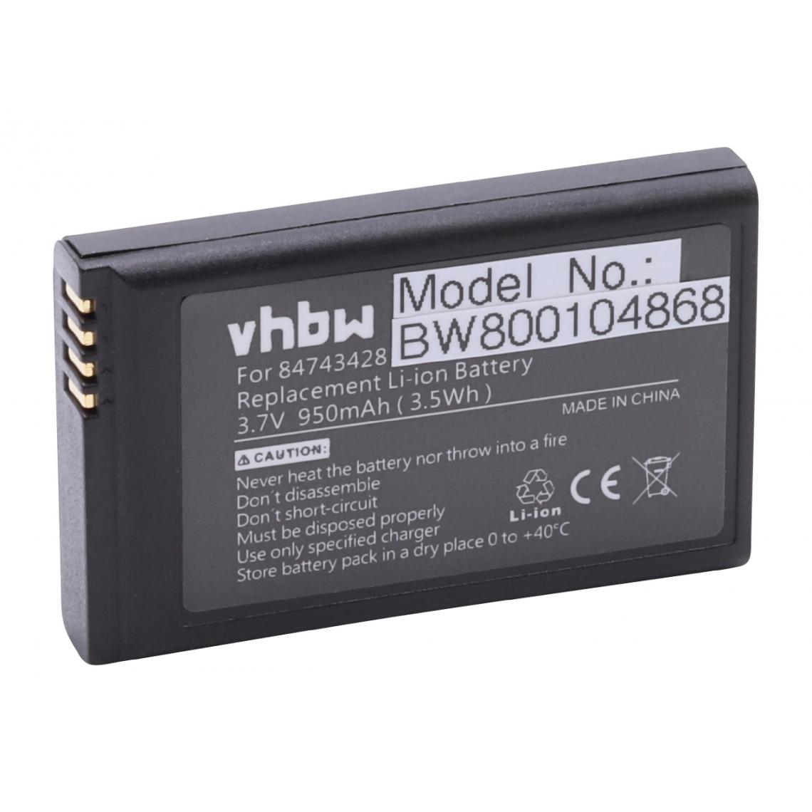 Vhbw - vhbw Batterie compatible avec Polycom 5020, 5040 téléphone fixe sans fil (950mAh, 3,7V, Li-ion) - Batterie téléphone