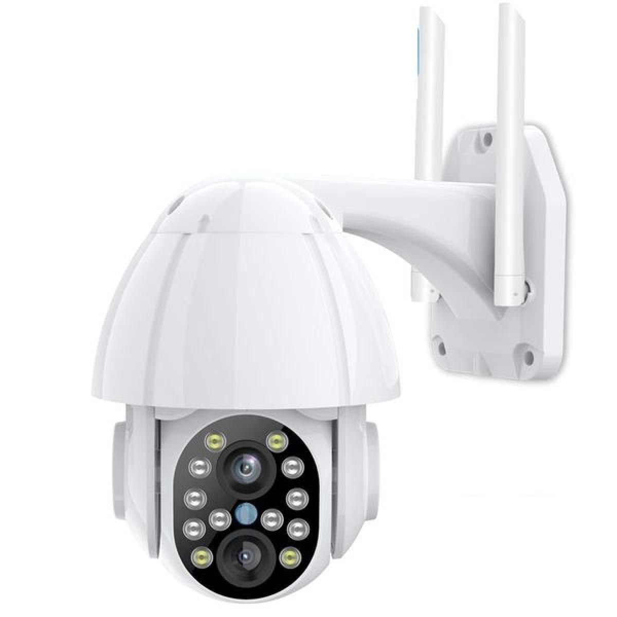 Totalcadeau - Camera de sécurité Wifi IP rotative 1080P vision nocturne Zoom X4 - Autres accessoires smartphone