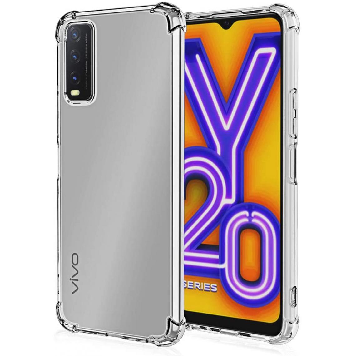 Xeptio - Vivo Y20S / Y20 coque tpu transparente antichoc - Coque, étui smartphone