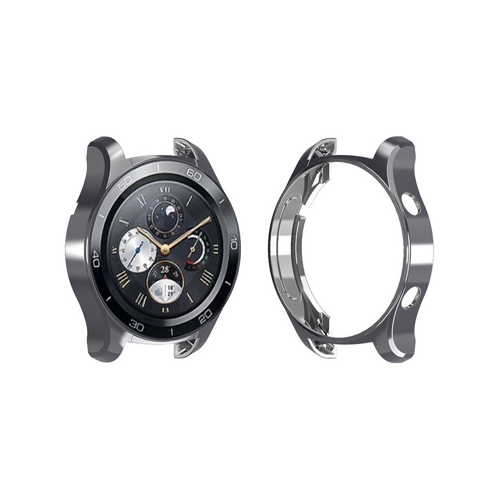 Wewoo - Boîtier de montre Pour Huawei 2 Pro Elegant TPU Housse de protection Gris - Accessoires montres connectées