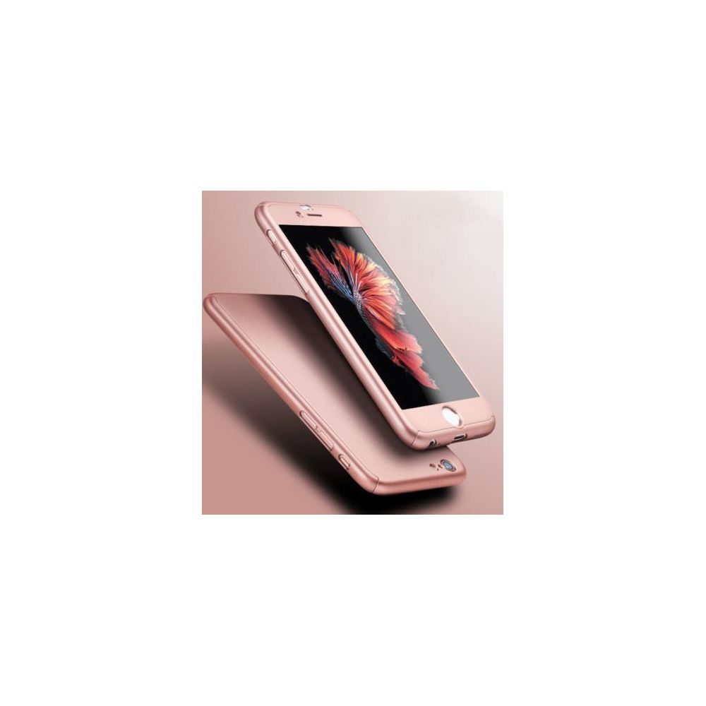 Phonillico - Coque 360 Rose + Verre Trempé pour Apple iPhone 8 PLUS [Phonillico®] - Coque, étui smartphone