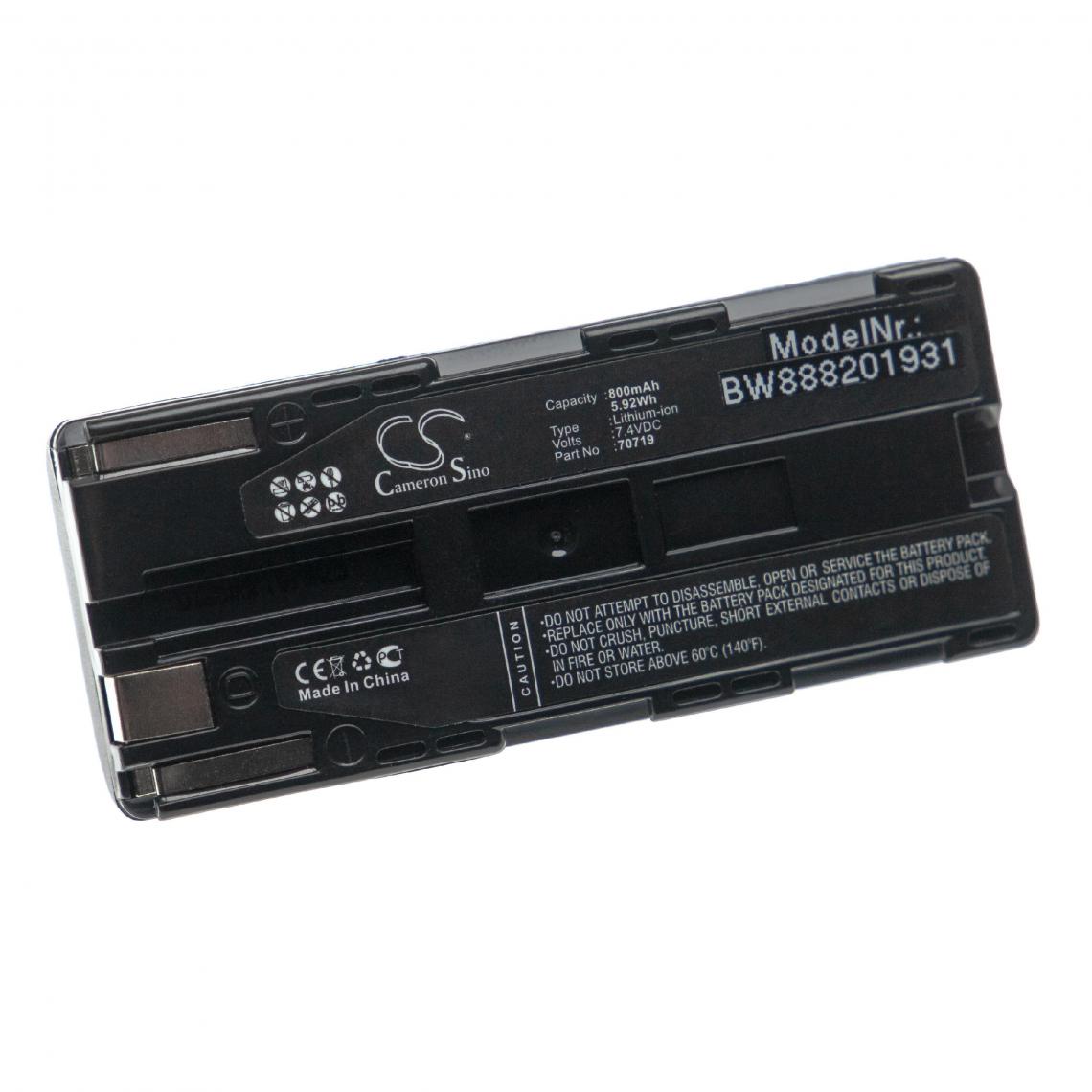 Vhbw - vhbw Batterie remplacement pour AEG 70178 pour lecteur de puce ou transpondeur (800mAh, 7,4V, Li-ion) - Autre appareil de mesure