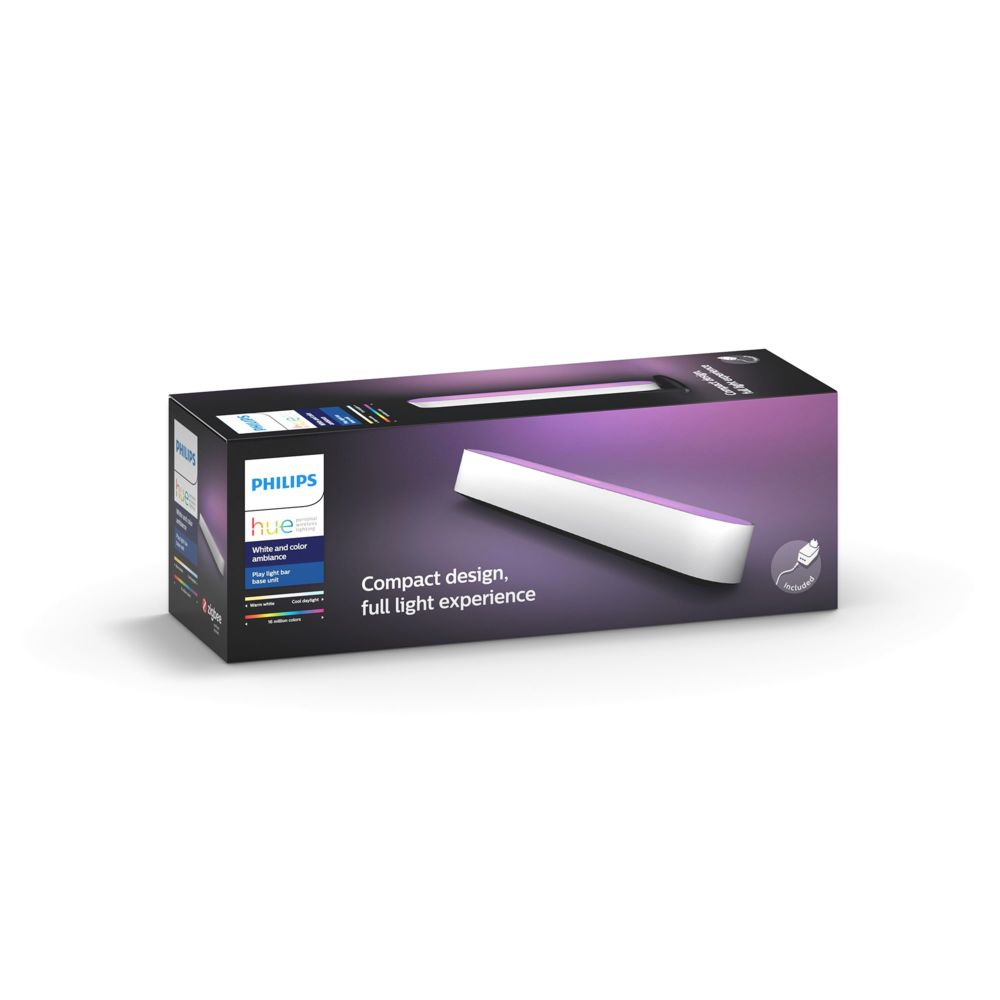Philips Hue - White & Color - Play light bar x 1 - Blanc  - Lampe connectée