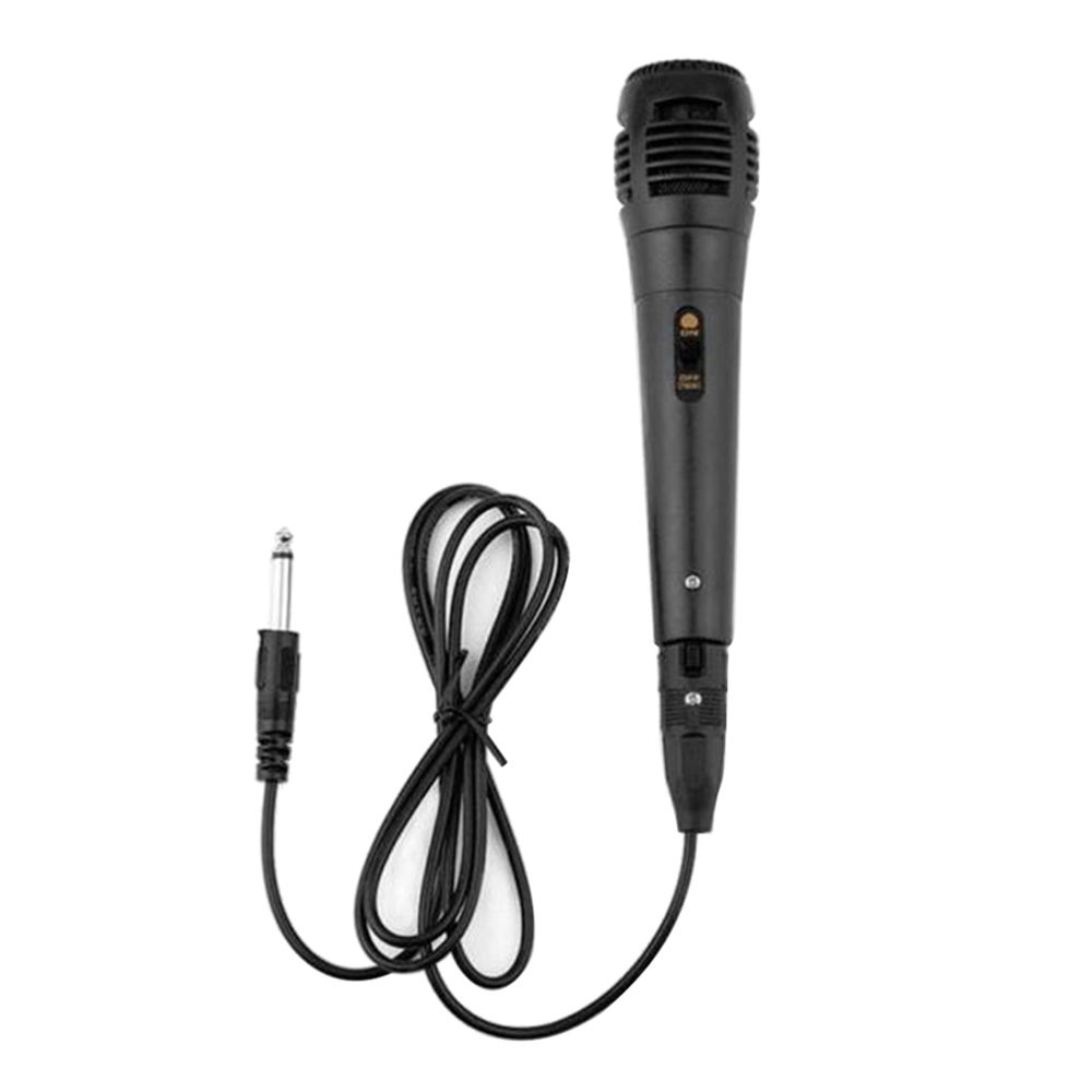 marque generique - Microphone à bobine mobile portable-voix cardioïde dynamique, comprend un câble Audio 10ft XLR femelle à 6.35mm-noir - Micros chant