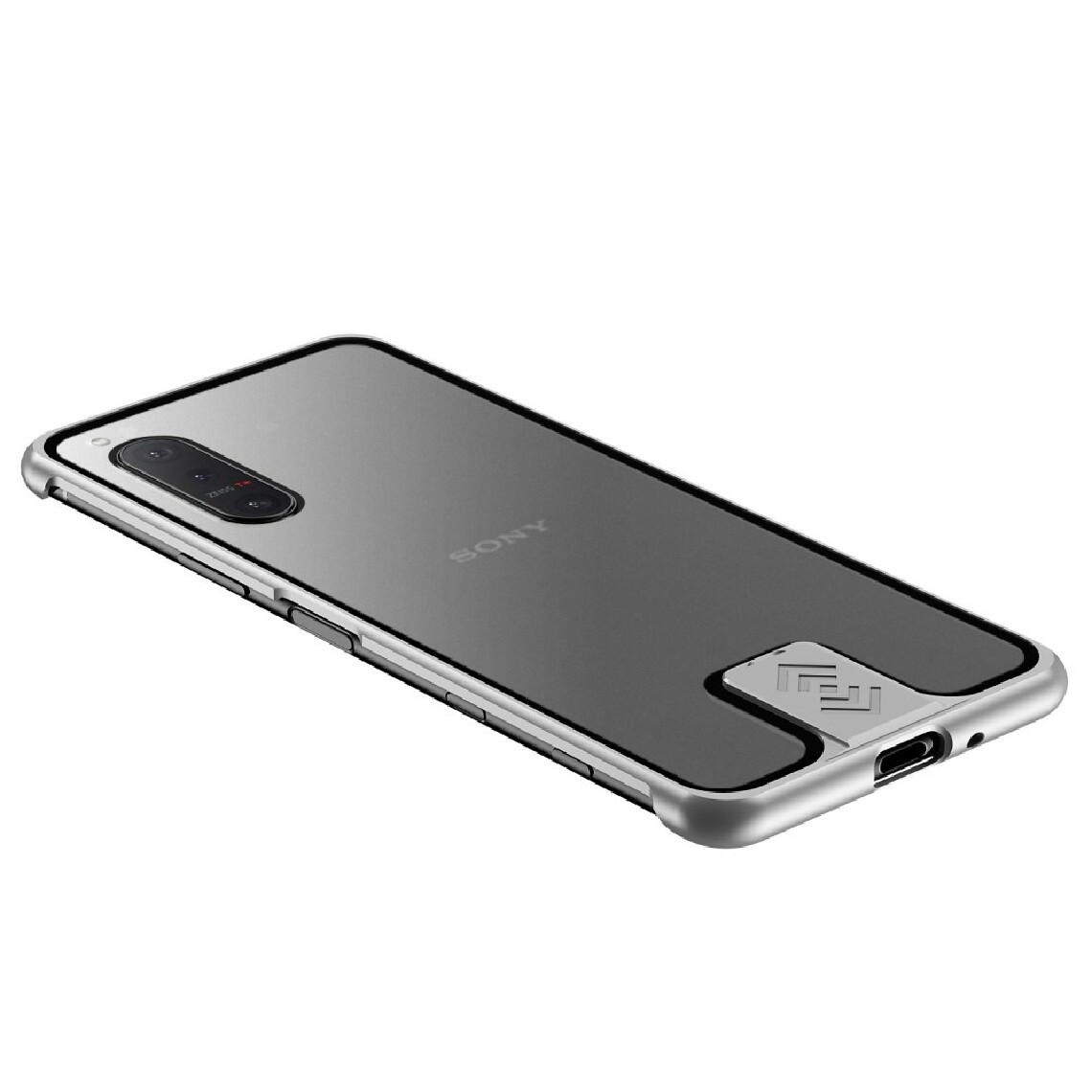 Lenuo - Coque en cadre métallique cadre de la série leshield argent pour votre Sony Xperia 5 II - Coque, étui smartphone