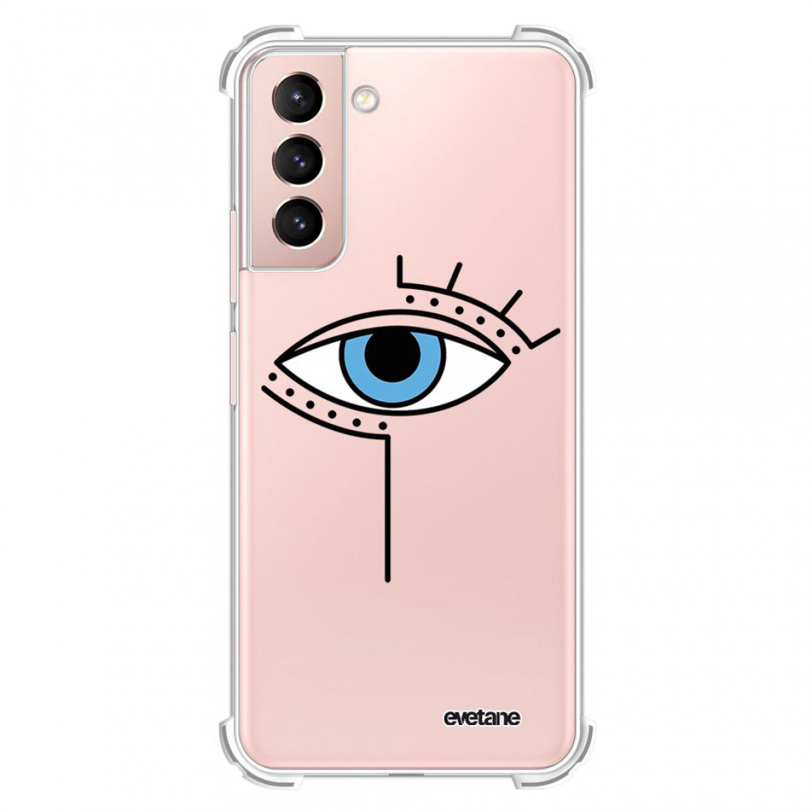 Evetane - Coque Samsung Galaxy S21 Plus 5G silicone anti-choc souple angles renforcés transparente - Coque, étui smartphone