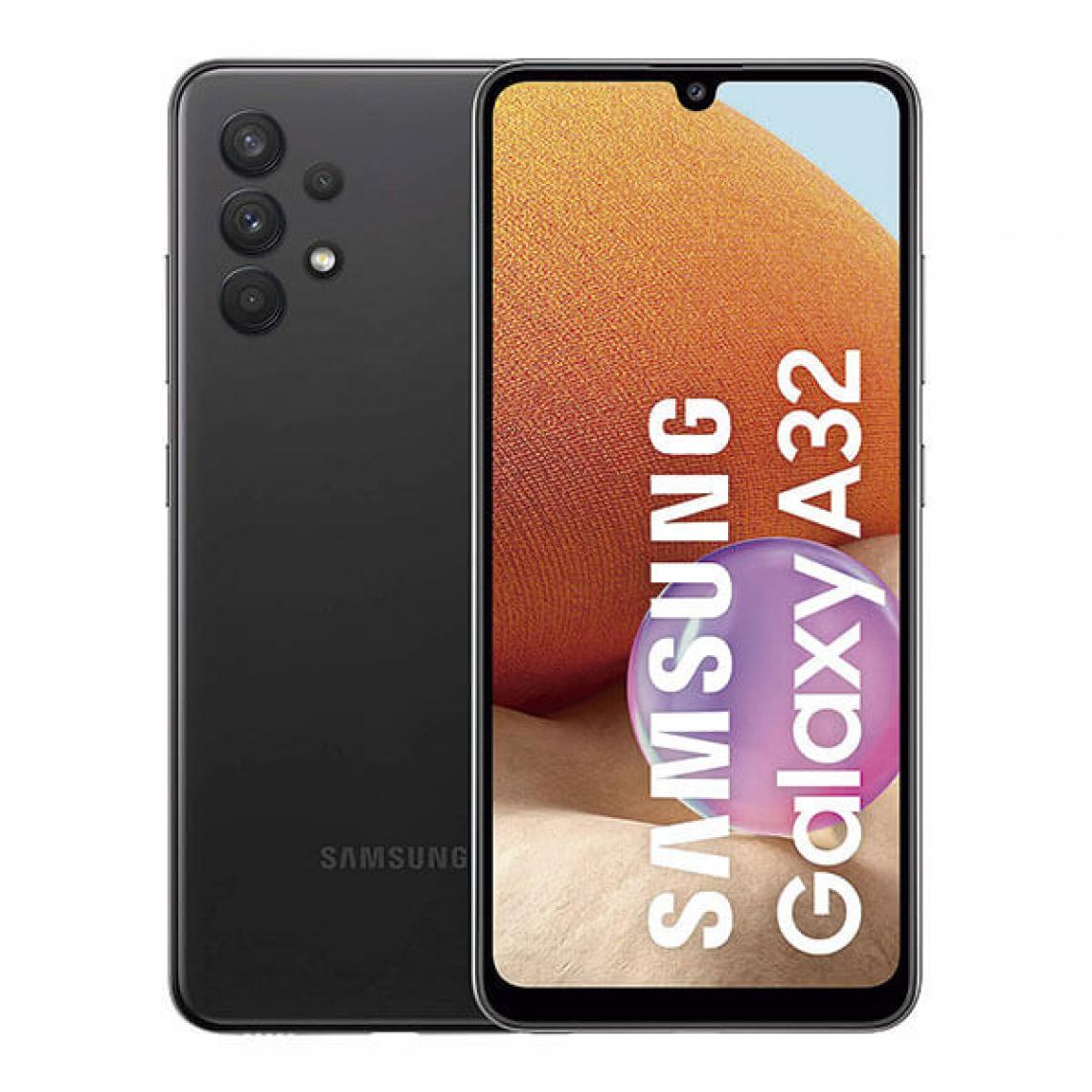 Samsung - Samsung Galaxy A32 4G 4Go/128Go Noir (Awesome Black) Dual SIM SM-A325F - Smartphone Android