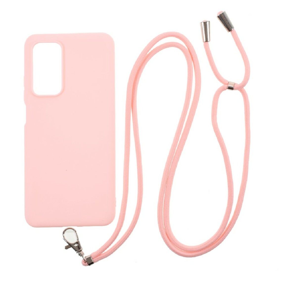 Other - Coque en TPU bonbon de couleur unie avec cordon rose pour Xiaomi Mi 10T 5G/10T Pro 5G - Coque, étui smartphone