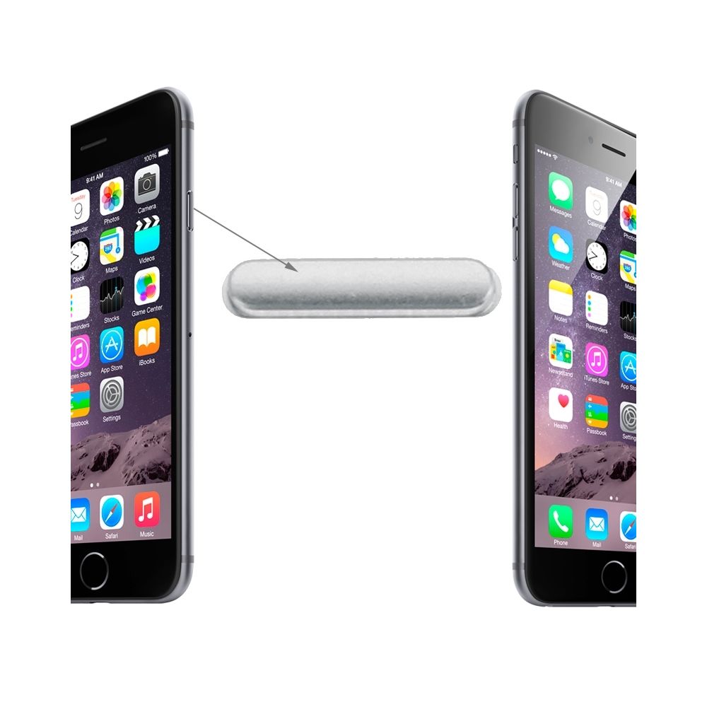 Wewoo - Pour iPhone 6 et 6 argent Plus pièce détachée bouton d'alimentation - Autres accessoires smartphone