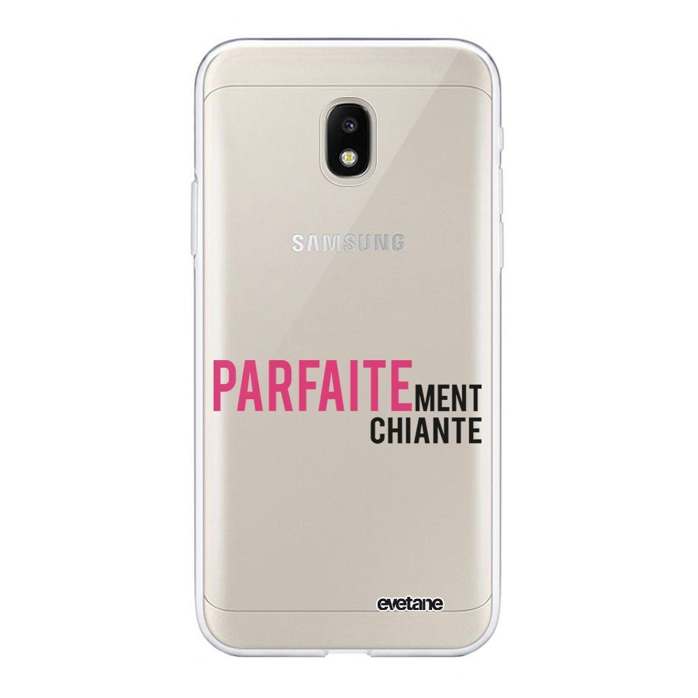 Evetane - Coque Samsung Galaxy J3 2017 souple transparente Parfaitement chiante Motif Ecriture Tendance Evetane. - Coque, étui smartphone