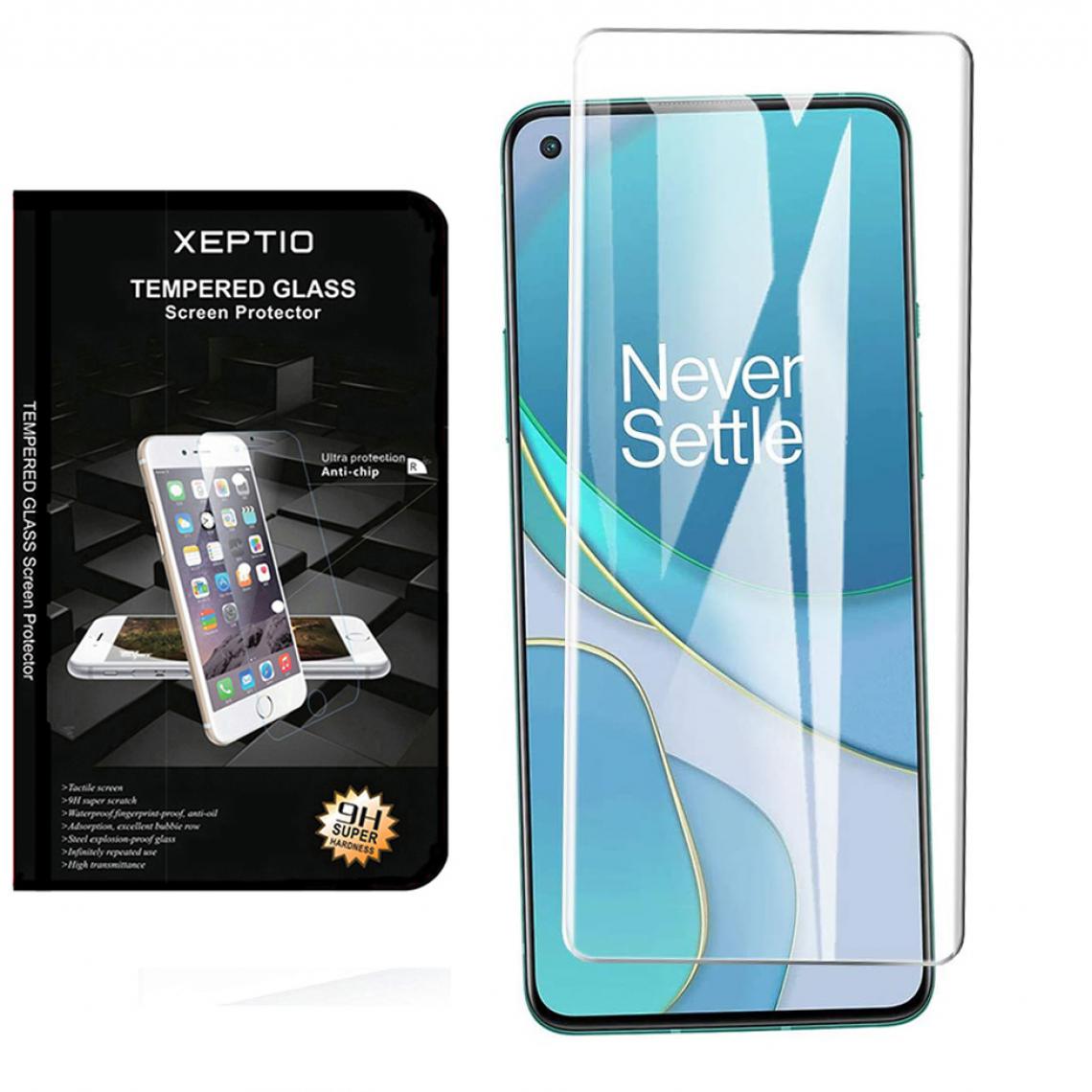 Xeptio - Protection d'écran OnePlus 8T 5G Verre trempé - Tempered Glass Screen Protector 9H Premium/Films vitre Protecteur d'écran - Accessoires - Protection écran smartphone