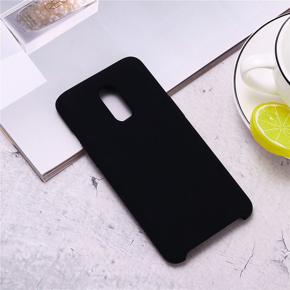 Wewoo - Coque Souple Étui de protection ultra-mince en silicone liquide Dropproof pour OnePlus 7 noir - Coque, étui smartphone