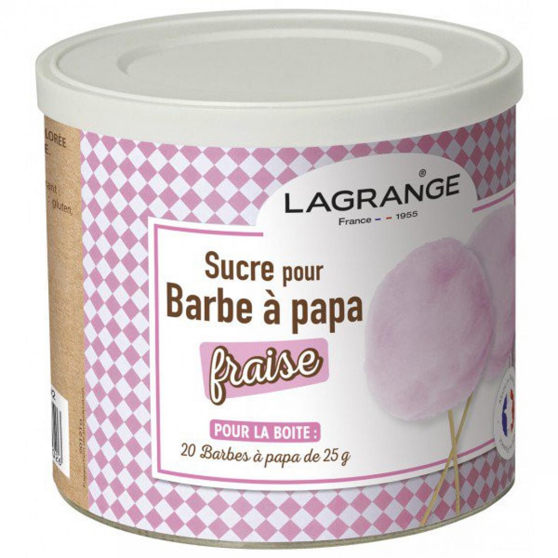 Lagrange - Sucre pour barbe à papa à la Fraise - 380007 - Cuisson festive