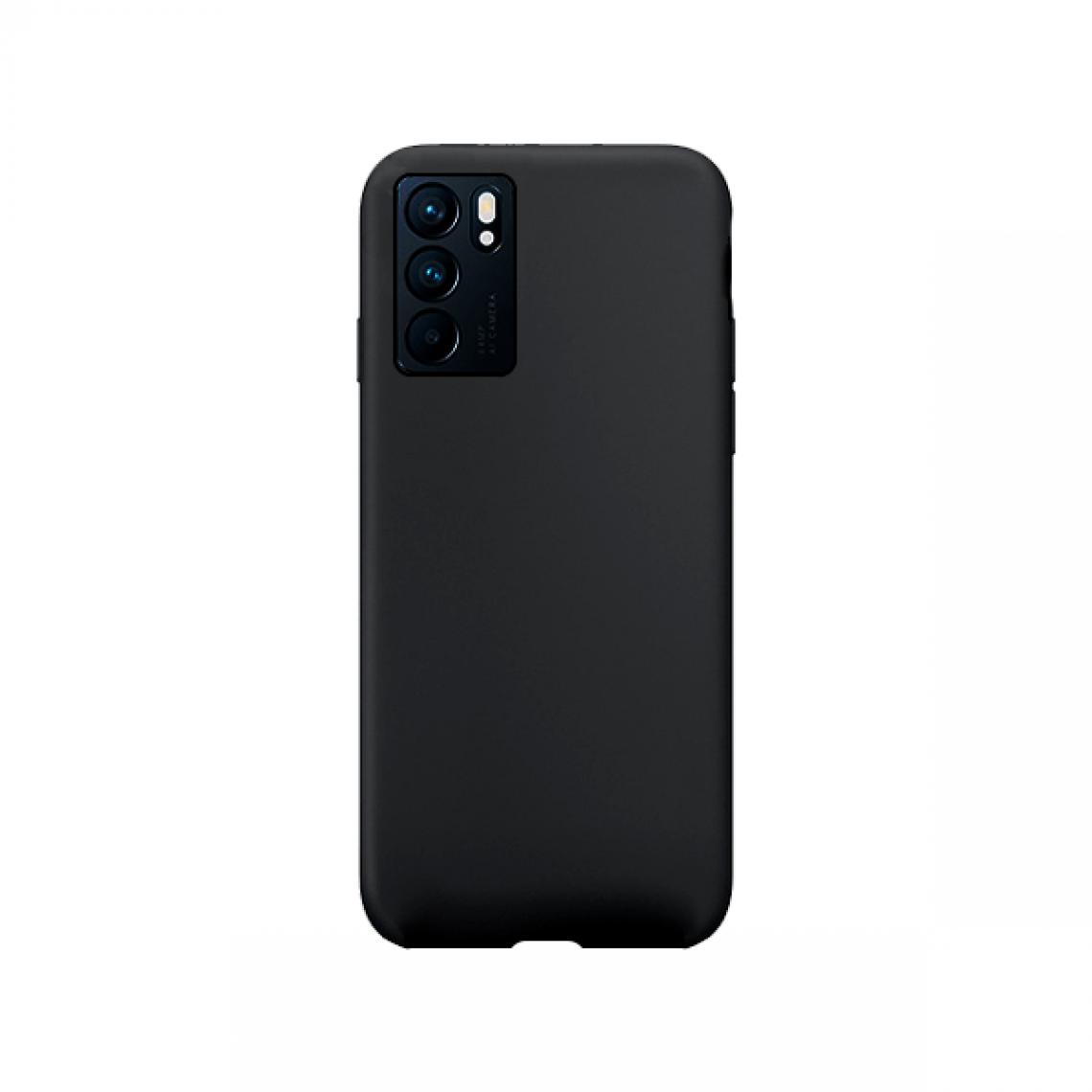 Phonecare - Coque en Silicone Liquide pour OPPO RENO6 PRO 5G - Noir - Coque, étui smartphone