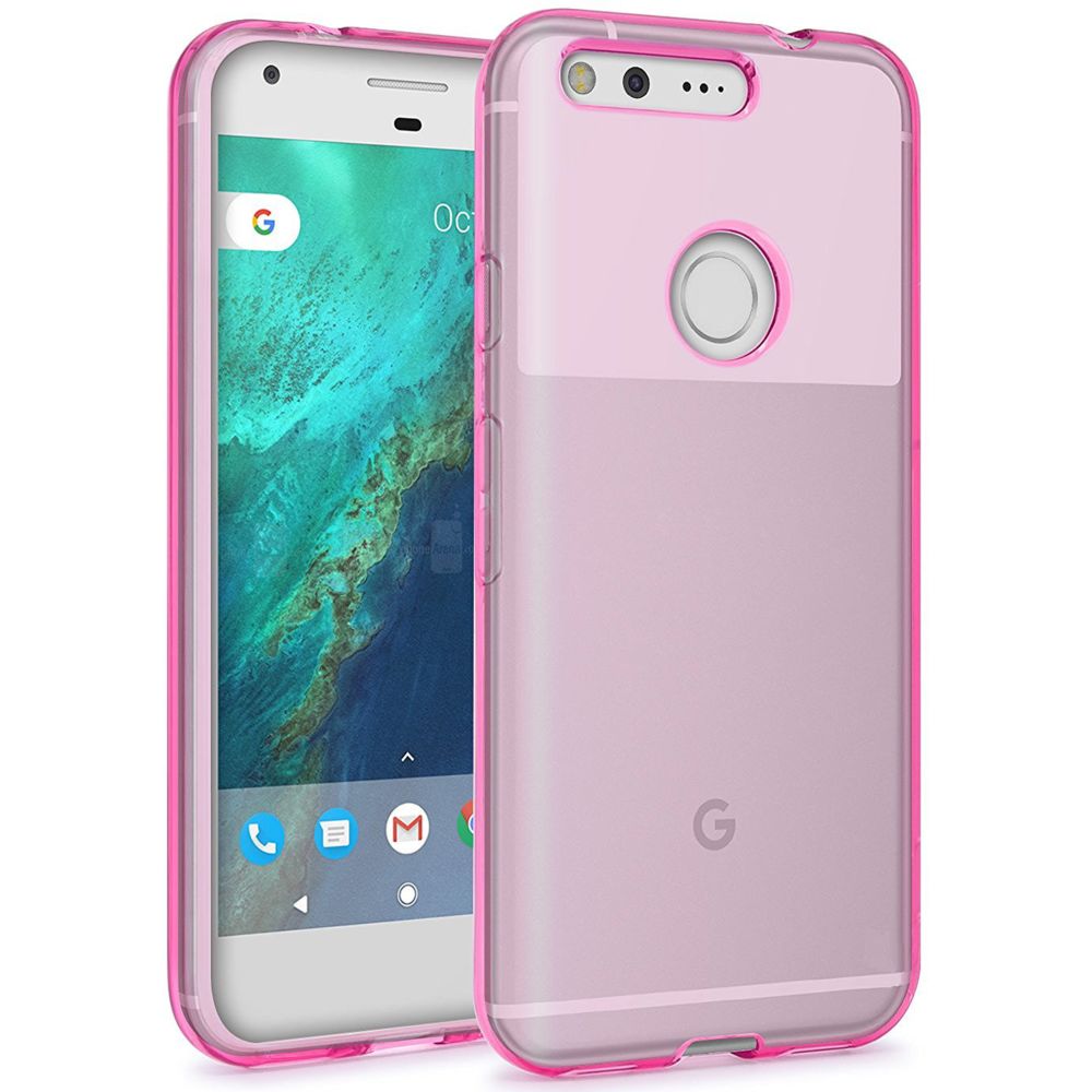 marque generique - Google Pixel Housse Etui Housse Coque de protection Silicone TPU Gel Jelly - Rose - Autres accessoires smartphone