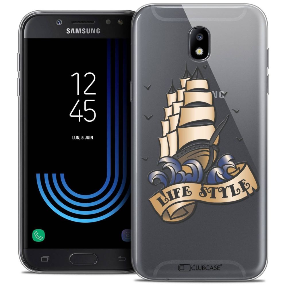 Caseink - Coque Housse Etui Samsung Galaxy J7 2017 J730 (5.5 ) [Crystal Gel HD Collection Tatoo Lover Design Life Style - Souple - Ultra Fin - Imprimé en France] - Coque, étui smartphone