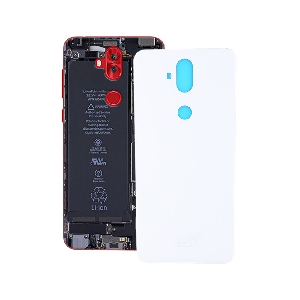 Wewoo - Coque arrière Couverture arrière pour Asus Zenfone 5 Lite / ZC600KL / 5Q / X017DA / S630 / SDM630 blanc - Autres accessoires smartphone