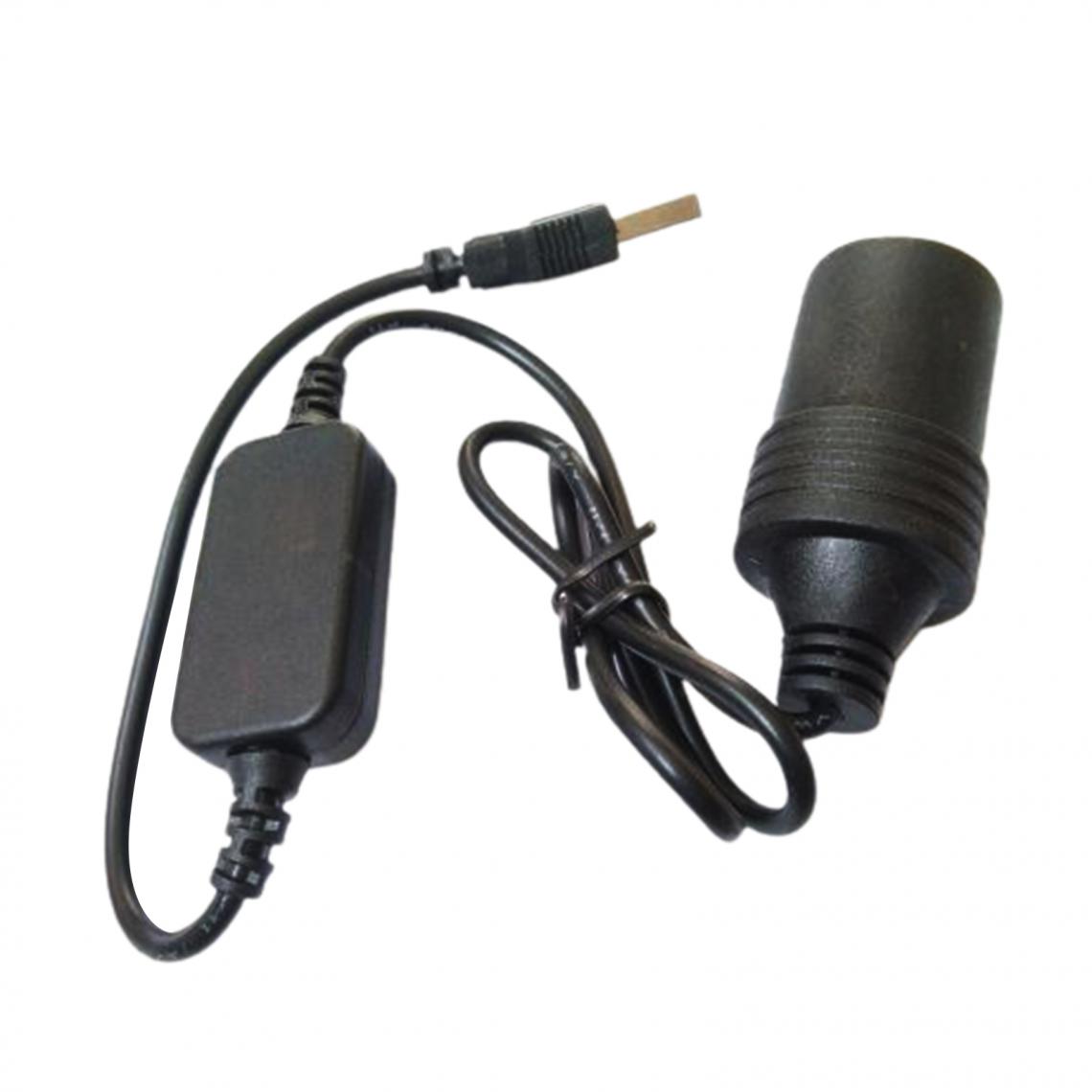 marque generique - 5V USB Port Mâle à 12V Voiture Allume-cigare Prise Adaptateur Convertisseur 1.2m - Sonorisation portable