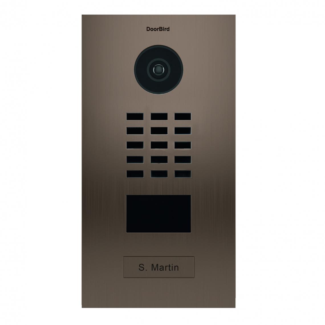 Doorbird - Portier vidéo IP D2101BV-V2-SP - Sonnette et visiophone connecté