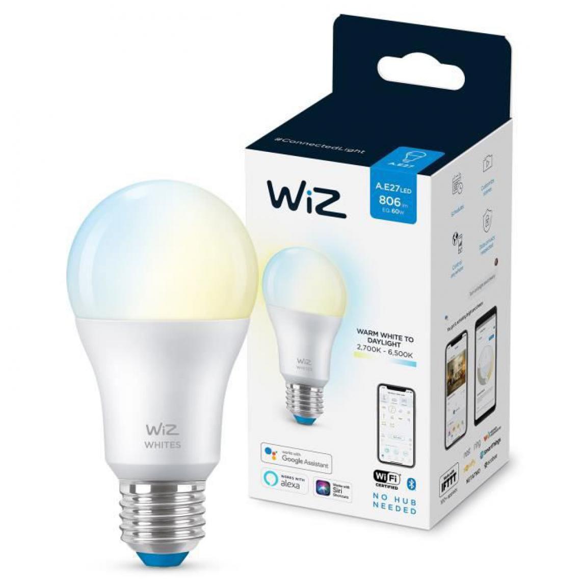 Wiz - WiZ Ampoule connectée Blanc variable E27 60W - Lampe connectée