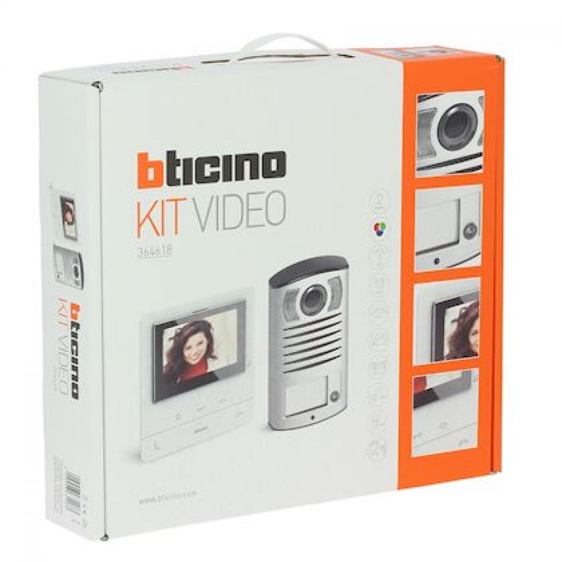 Bticino - kit portier vidéo - couleur - bticino classe 100 - ecran 5 pouces - bticino bt364618 - Accessoires de motorisation