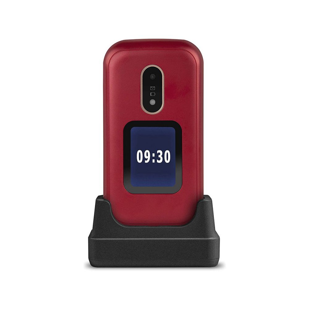 Doro - Doro 6060 (Double Sim, Clapet, 2.8'') Rouge - Smartphone Android