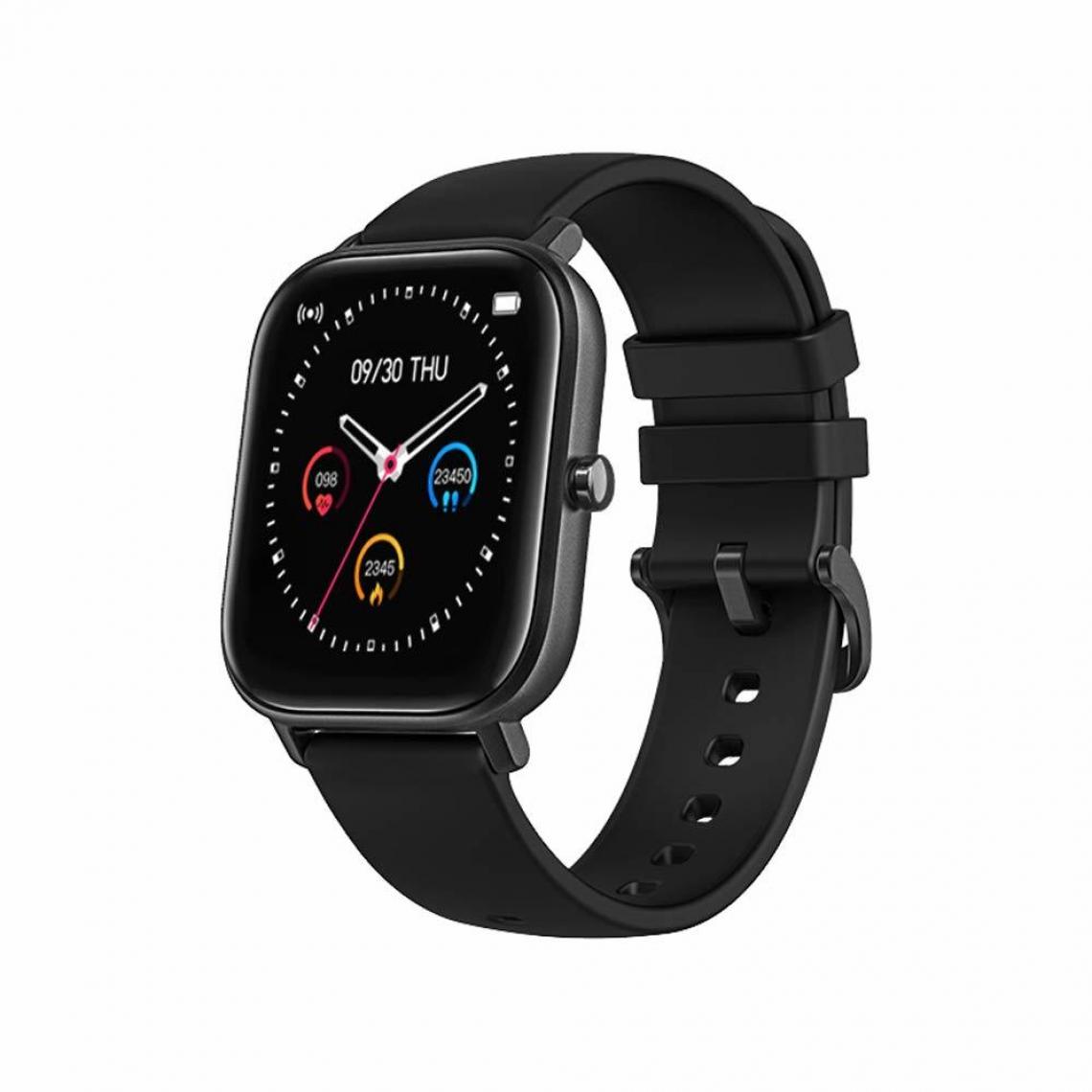 Chronotech Montres - Chronus Smart Watch, With Heart Rate/Blood Pressure/Blood Oxygen Monitoring Function, 1.4 Inch Screen Health Tracker, Sleep Monitoring(black) - Montre connectée
