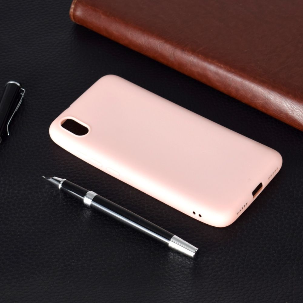 Wewoo - Coque Souple Pour Xiaomi Redmi 7A bonbons TPU Couleur rose - Coque, étui smartphone