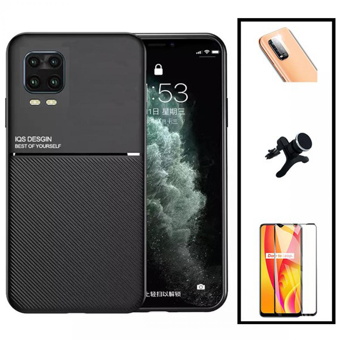 Phonecare - Kit Coque Magnetic Lux + 5D Full Cover + Film de Caméra Arrière + Support de Voiture Magnétique Renforcé - Xiaomi Mi 10 Lite 5G - Coque, étui smartphone