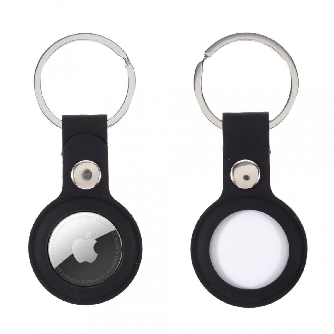 Other - Coque en silicone Fermeture à boucle noir pour votre Apple AirTag - Coque, étui smartphone