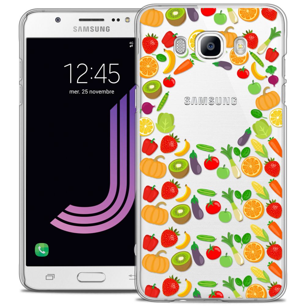 Caseink - Coque Housse Etui Samsung Galaxy J7 2016 (J710) [Crystal HD Collection Foodie Design Healthy - Rigide - Ultra Fin - Imprimé en France] - Coque, étui smartphone