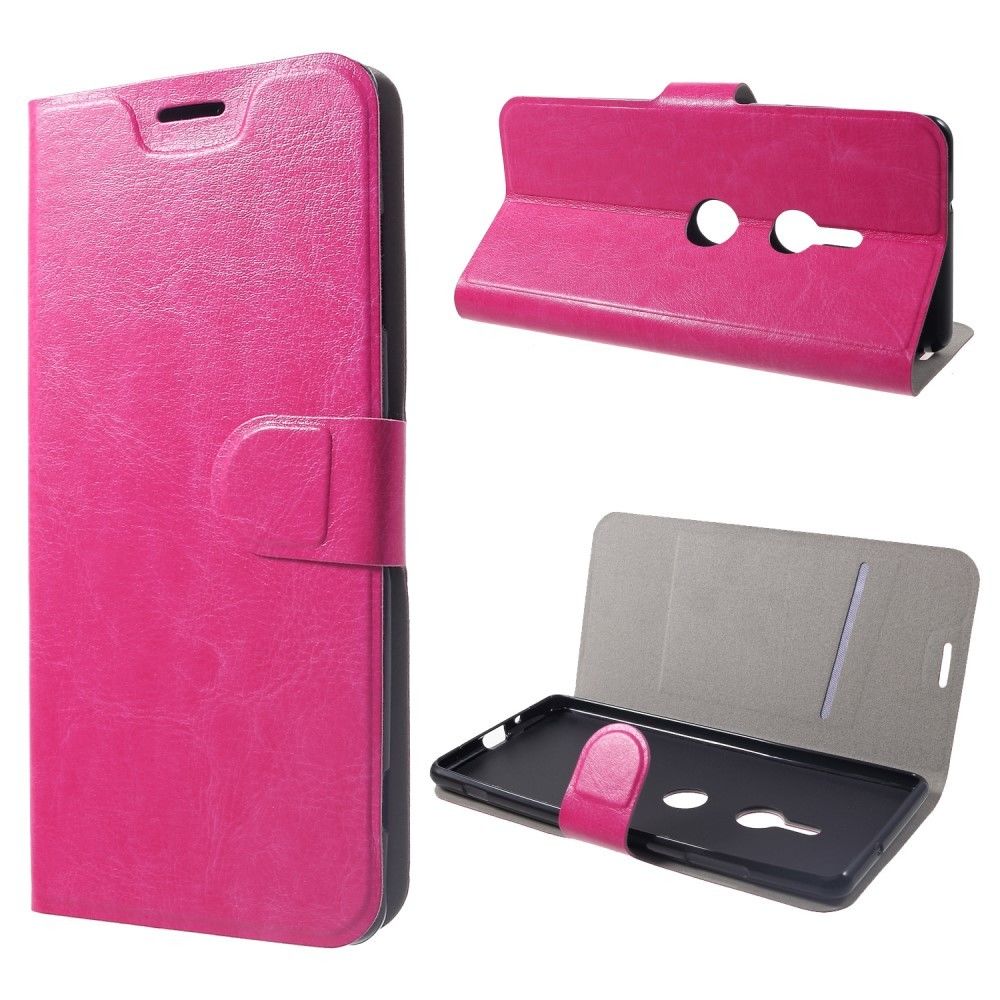 marque generique - Etui en PU rose pour votre Sony Xperia XZ3 - Autres accessoires smartphone