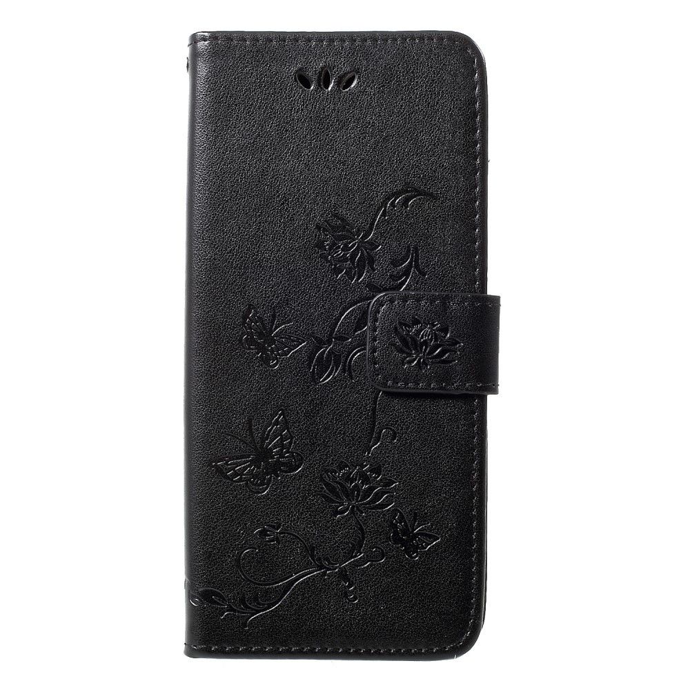 marque generique - Etui en PU fleur papillon avec support couleur noir pour votre Huawei P30 Pro - Autres accessoires smartphone