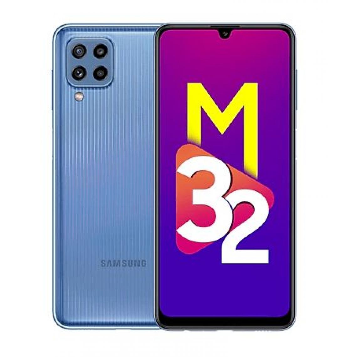 Inconnu - Samsung SM-M325FV/DS 16,3 cm (6.4``) Double SIM 4G USB Type-C 6 Go 128 Go 5000 mAh Bleu - Smartphone Android