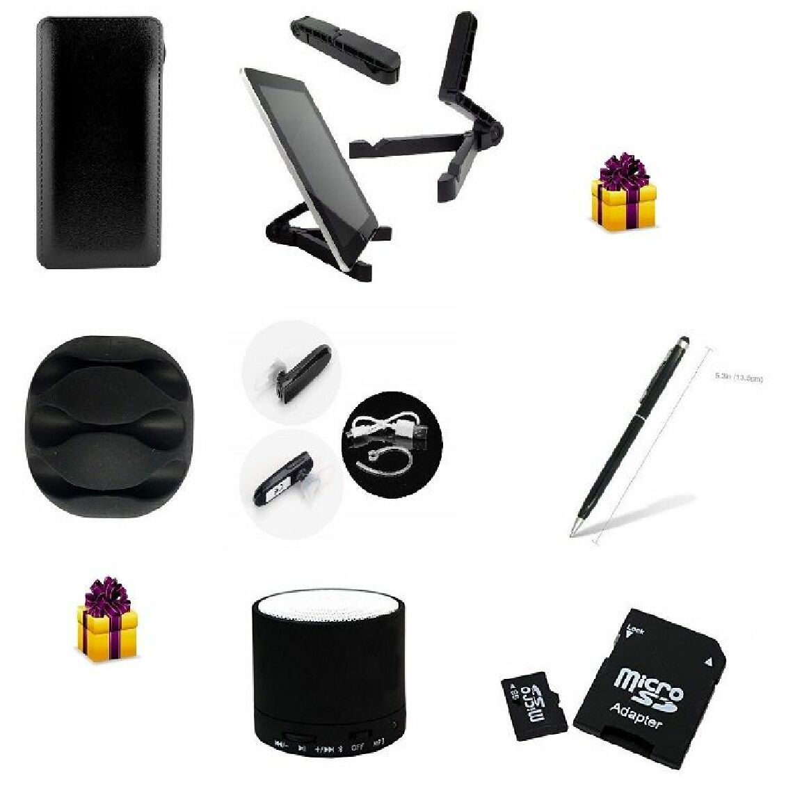 Ozzzo - Pack cadeau ozzzo 8 en 1 "Lui" pour Logicom Tab 105 - Autres accessoires smartphone