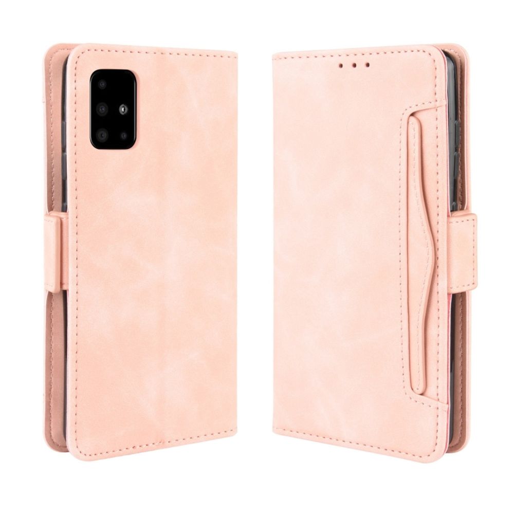 Wewoo - Housse Coque Pour Galaxy S11 Wallet Style Skin Feel Calf Pattern en cuir avec fente carte séparée rose - Coque, étui smartphone