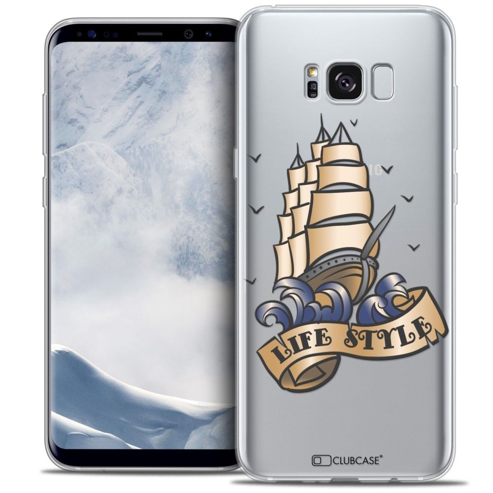 Caseink - Coque Housse Etui Samsung Galaxy S8+/ Plus (G955) [Crystal Gel HD Collection Tatoo Lover Design Life Style - Souple - Ultra Fin - Imprimé en France] - Coque, étui smartphone