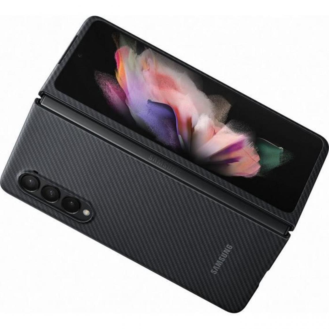 Samsung - SAMSUNG Coque Aramid Z Fold3 Noir - Smartphone Android