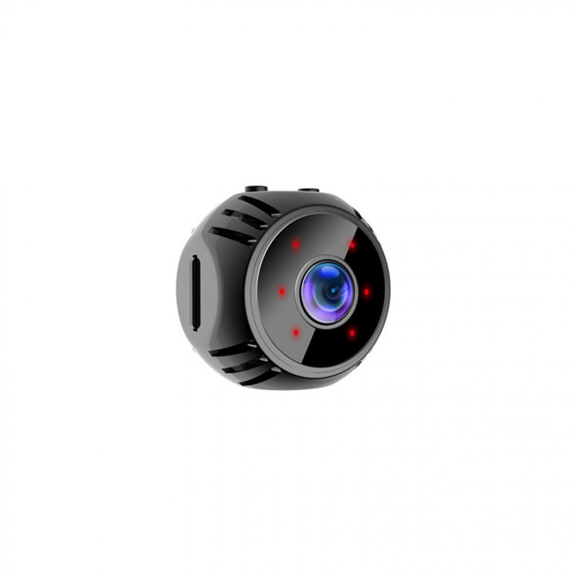 Chrono - Camera Espion, 4K HD Mini Camera Surveillance WiFi Interieur Longue Durée de Vie de La Batterie Caméra de Surveillance sans Fil Spy Cam Vision Nocturne Détection de Mouvement Micro Camera(noir) - Autres accessoires smartphone