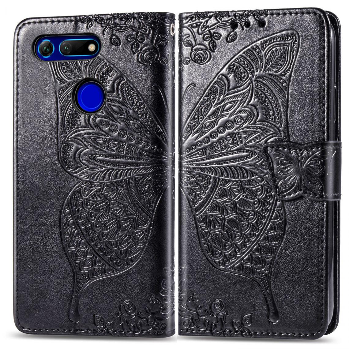 OtterBox - Huawei Honor V20 Housse Etui Coque de protection type portefeuille Papillon [Noir] - Coque, étui smartphone