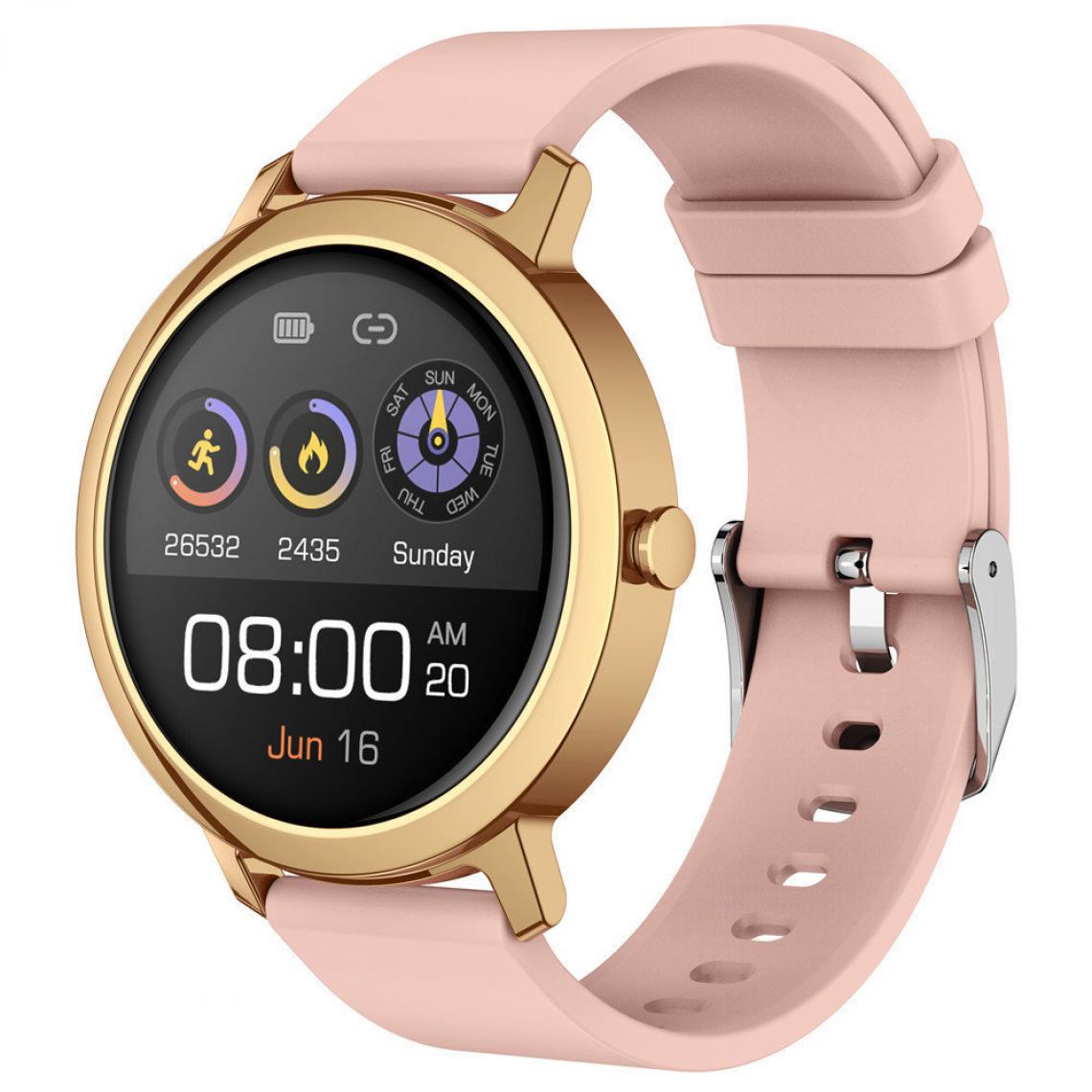 Chronotech Montres - Chronus S17 Smart Watch, MP3 Music Player, Bluetooth Call, Heart Rate Monitor, Sports Smart Watch, Male Woman Suitable for Android Ios Cell Phones - Montre connectée