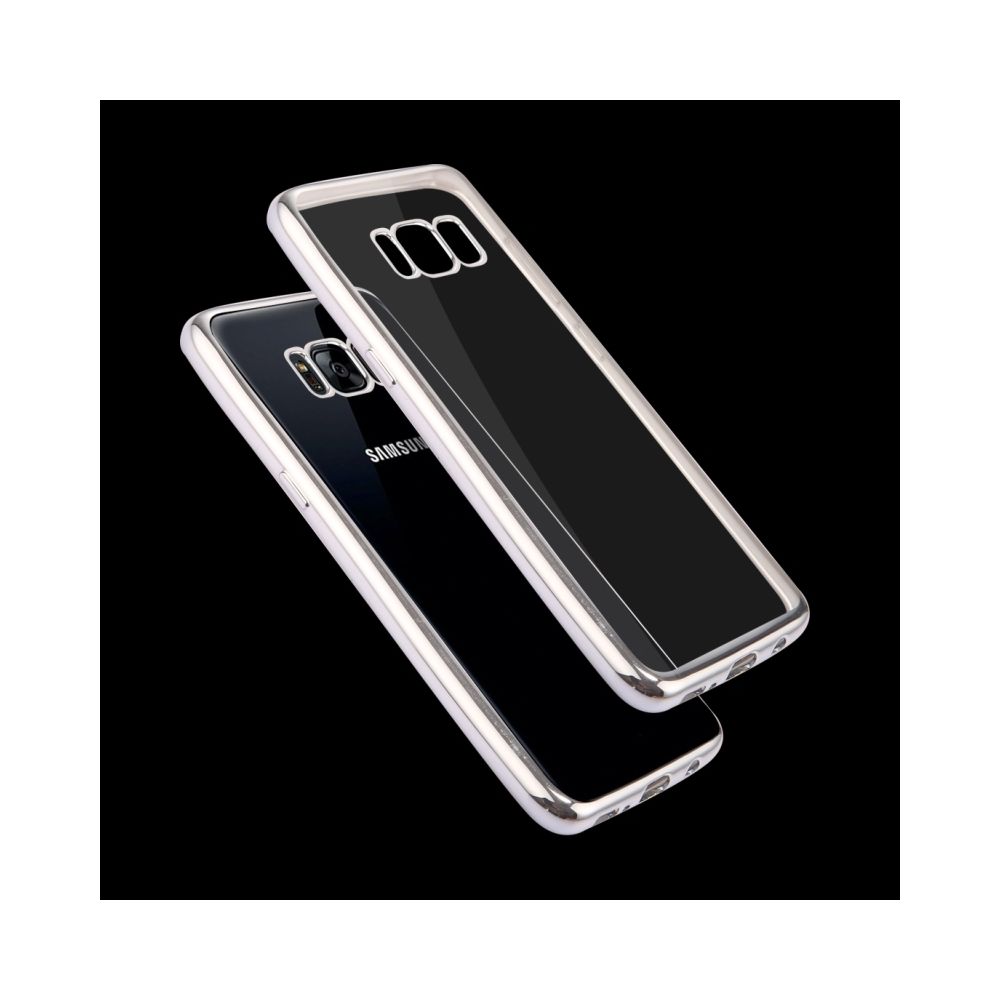 Wewoo - Coque argent pour Samsung Galaxy S8 galvanoplastie cadre Soft TPU étui de protection - Coque, étui smartphone