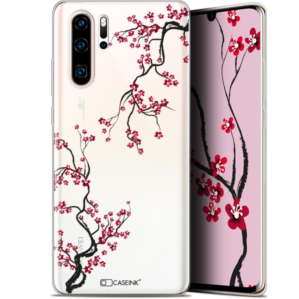 Caseink - Coque Pour Huawei P30 Pro (6.47 ) [Gel HD Collection Summer Design Sakura - Souple - Ultra Fin - Imprimé en France] - Coque, étui smartphone