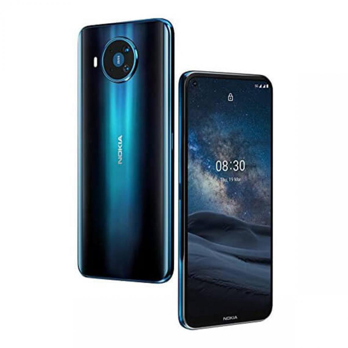 Nokia - Nokia 8.3 5G 6Go/64Go Bleu (Blue) Dual SIM - Smartphone Android
